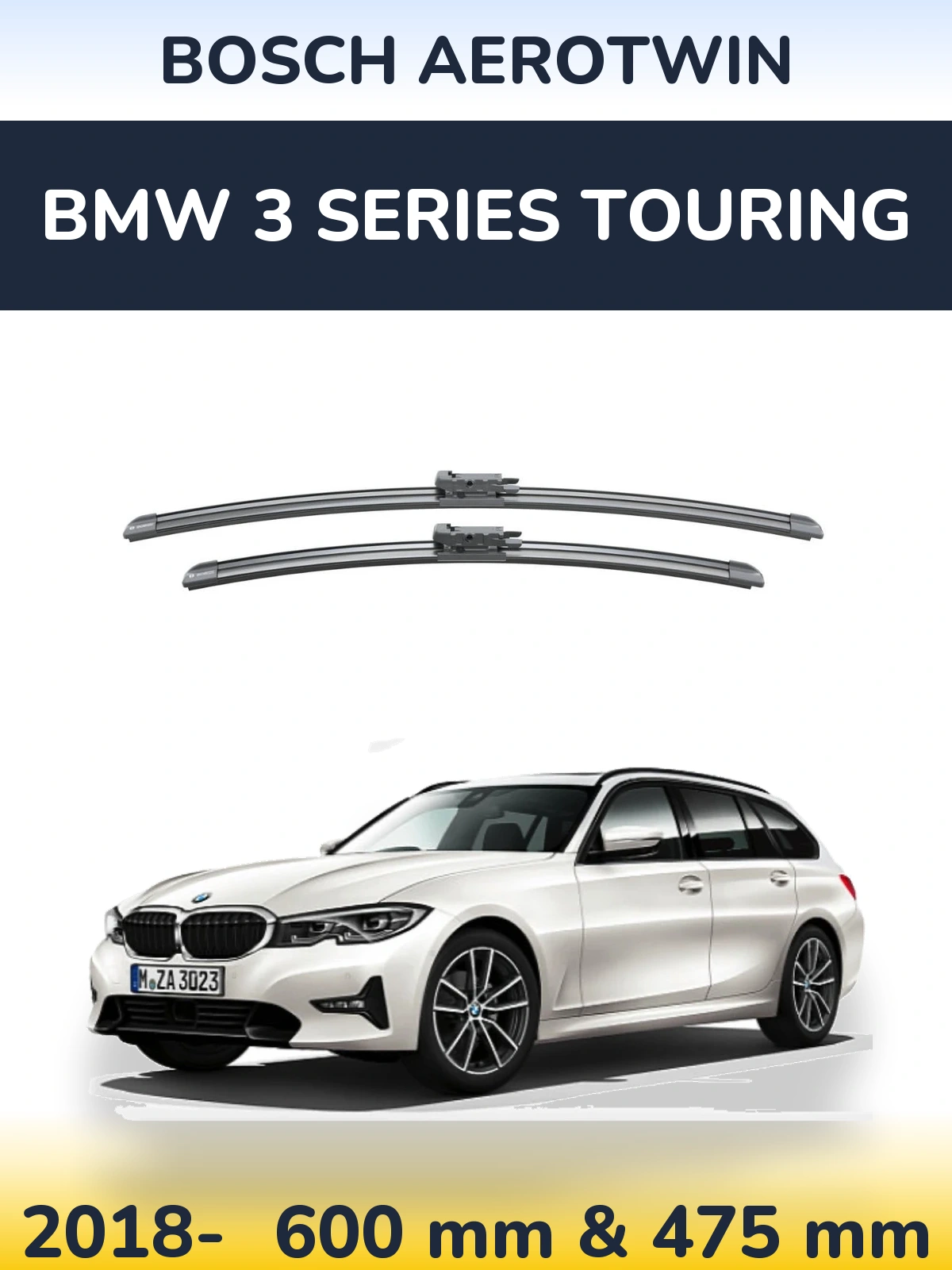 Torkarblad BOSCH AeroTwin för BMW 3 Series Touring