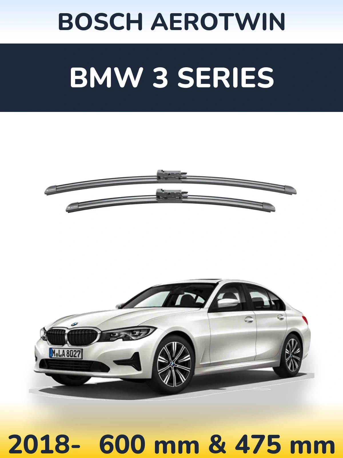 Torkarblad BOSCH AeroTwin för BMW 3 Series
