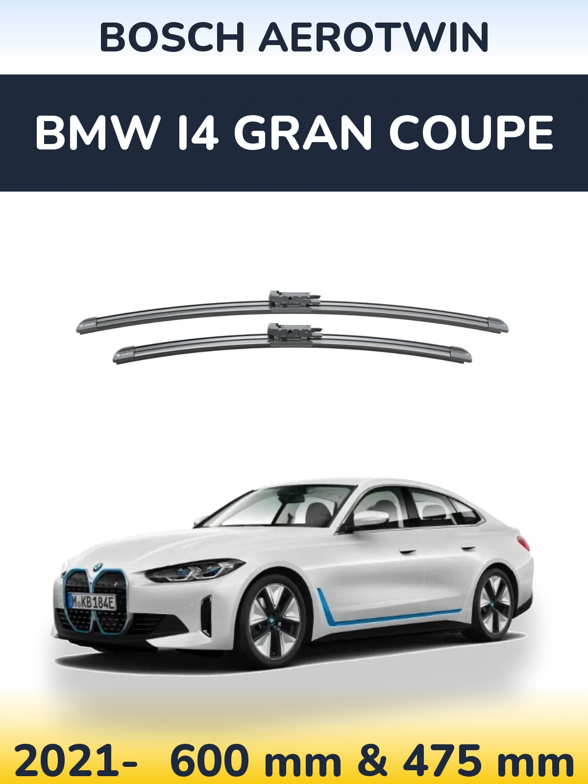 Torkarblad BOSCH AeroTwin för BMW i4 Gran Coupe