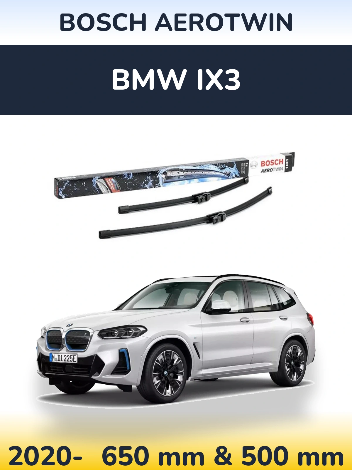 Torkarblad BOSCH AeroTwin för BMW iX3