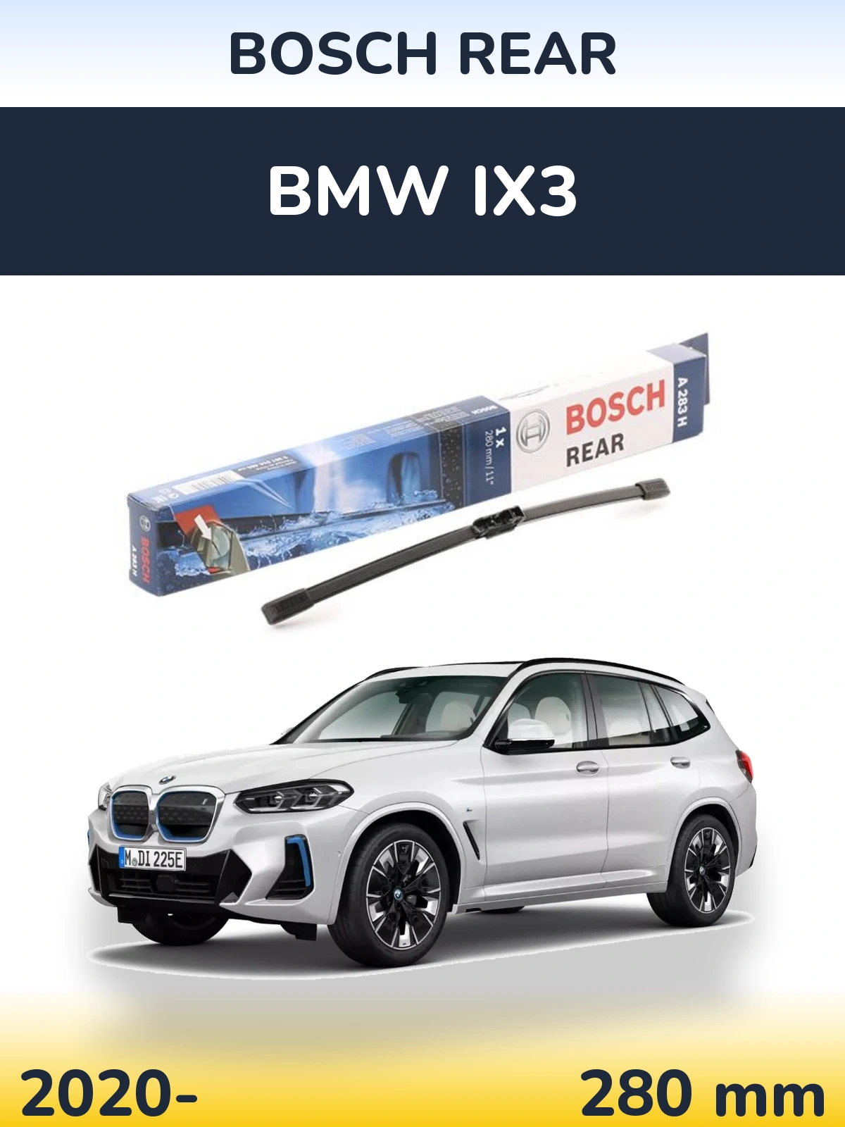 Torkarblad BOSCH Rear för BMW iX3