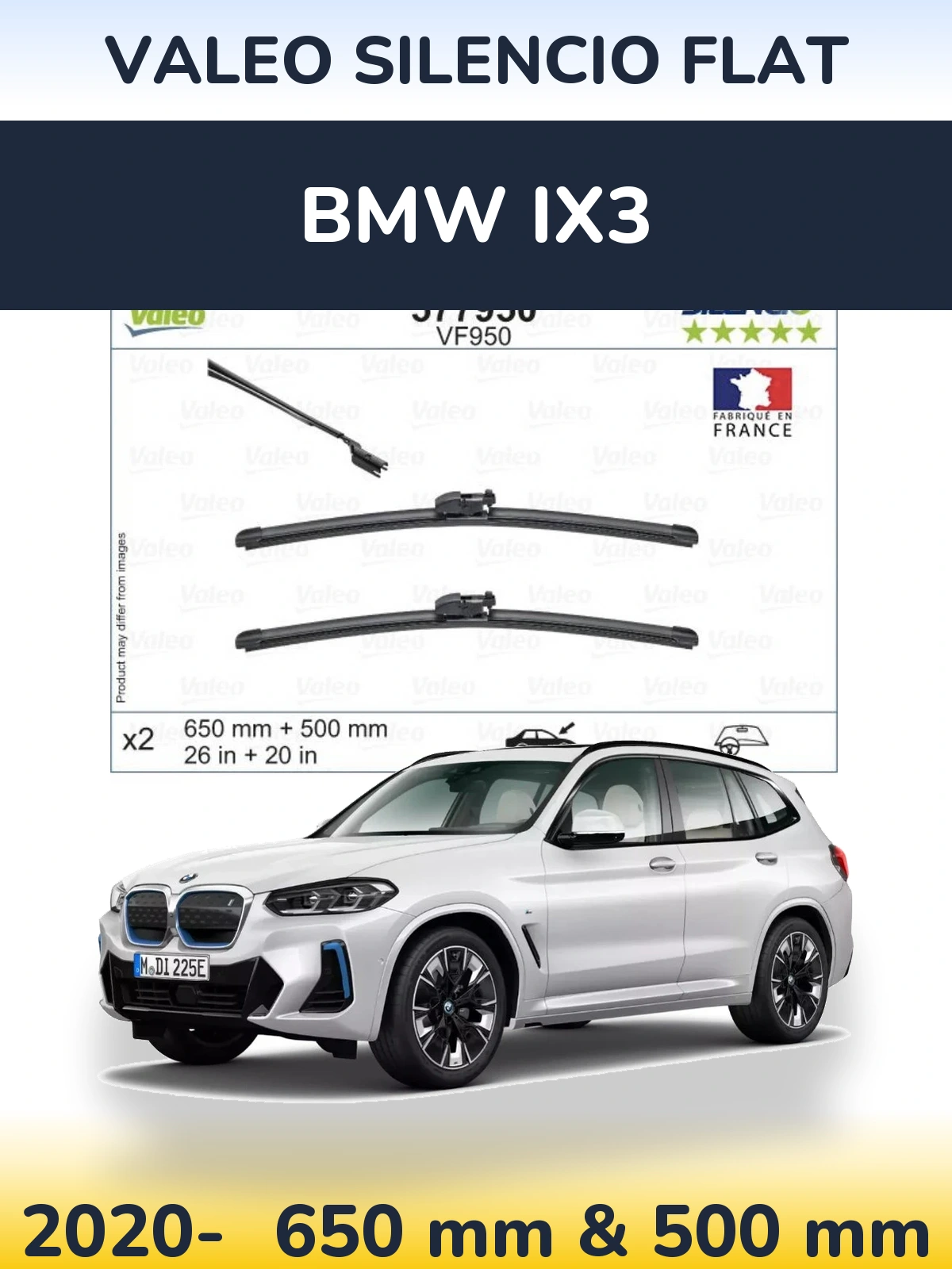 Torkarblad Valeo Silencio Flat för BMW iX3
