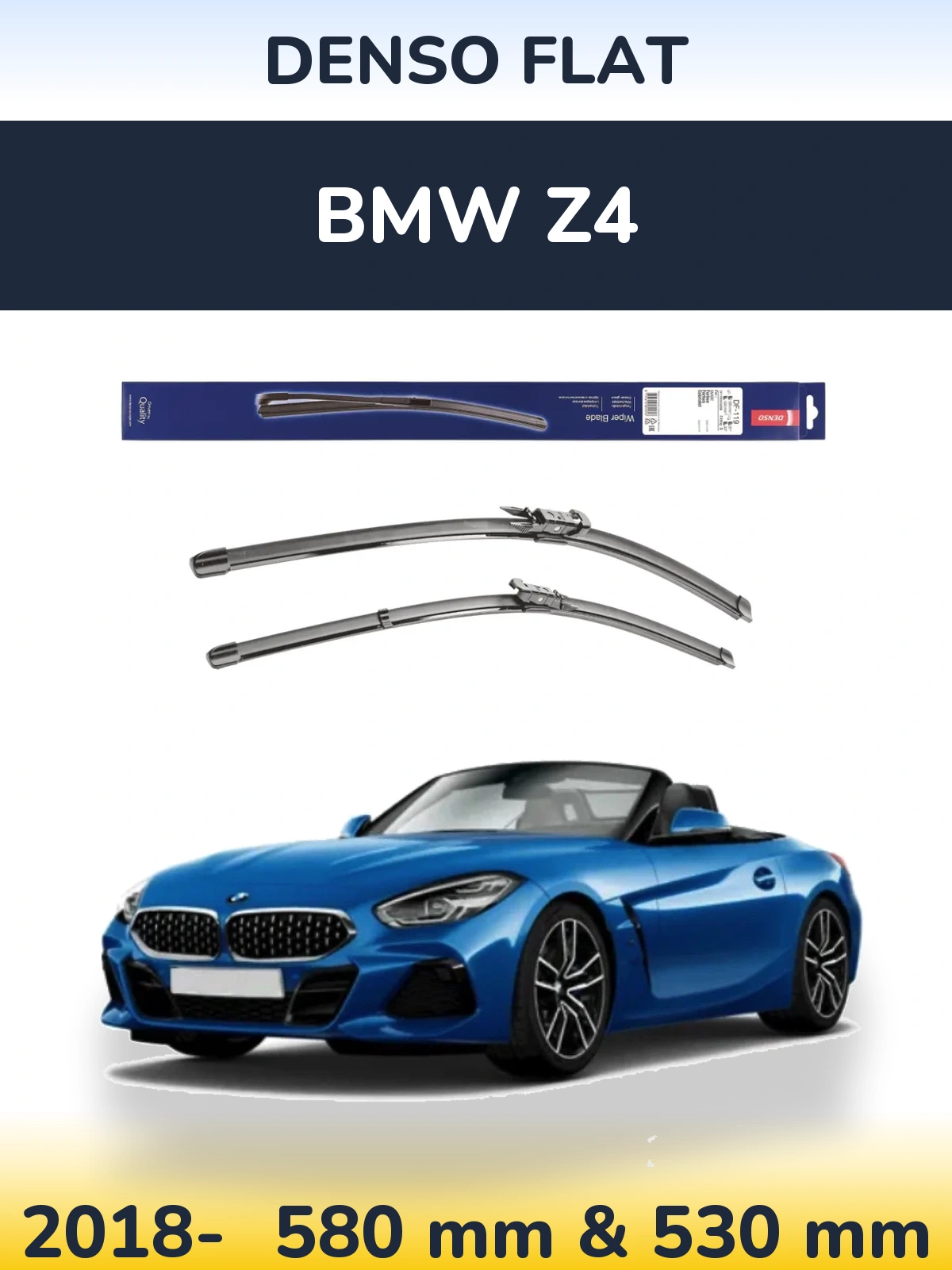 Torkarblad Denso Flat för BMW Z4