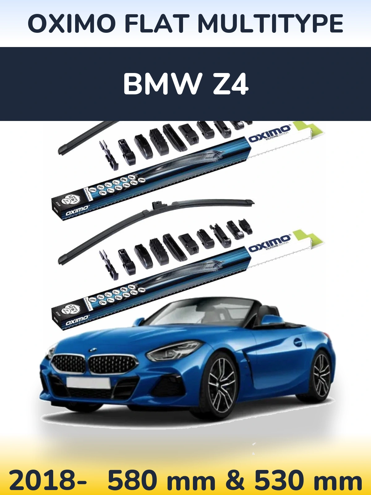 Torkarblad Oximo Flat MultiType för BMW Z4