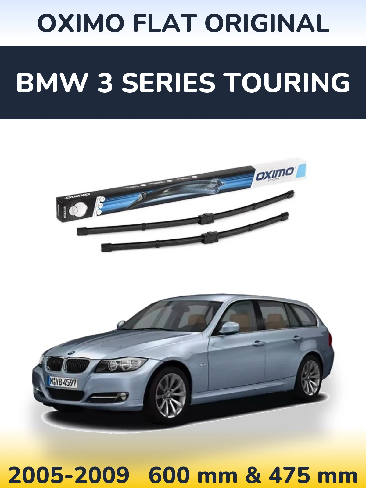 Torkarblad Oximo Flat Original för BMW 3 Series Touring