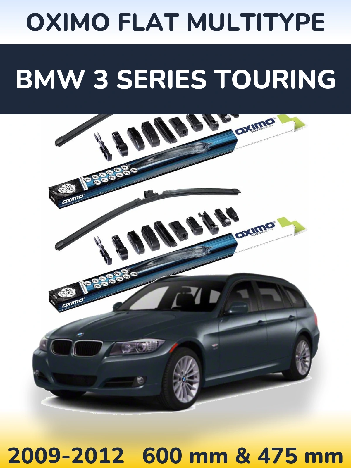 Torkarblad Oximo Flat MultiType för BMW 3 Series Touring