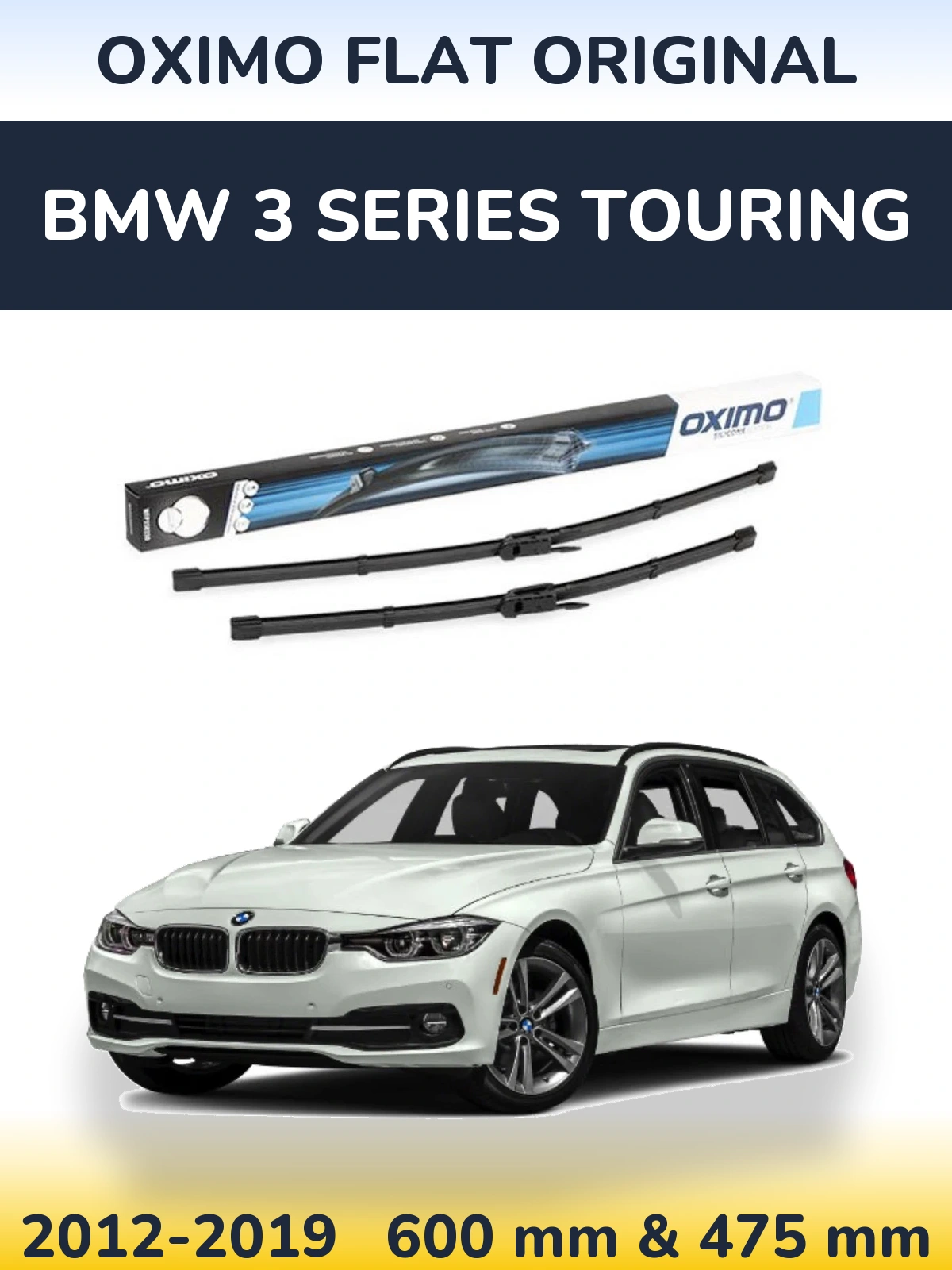 Torkarblad Oximo Flat Original för BMW 3 Series Touring