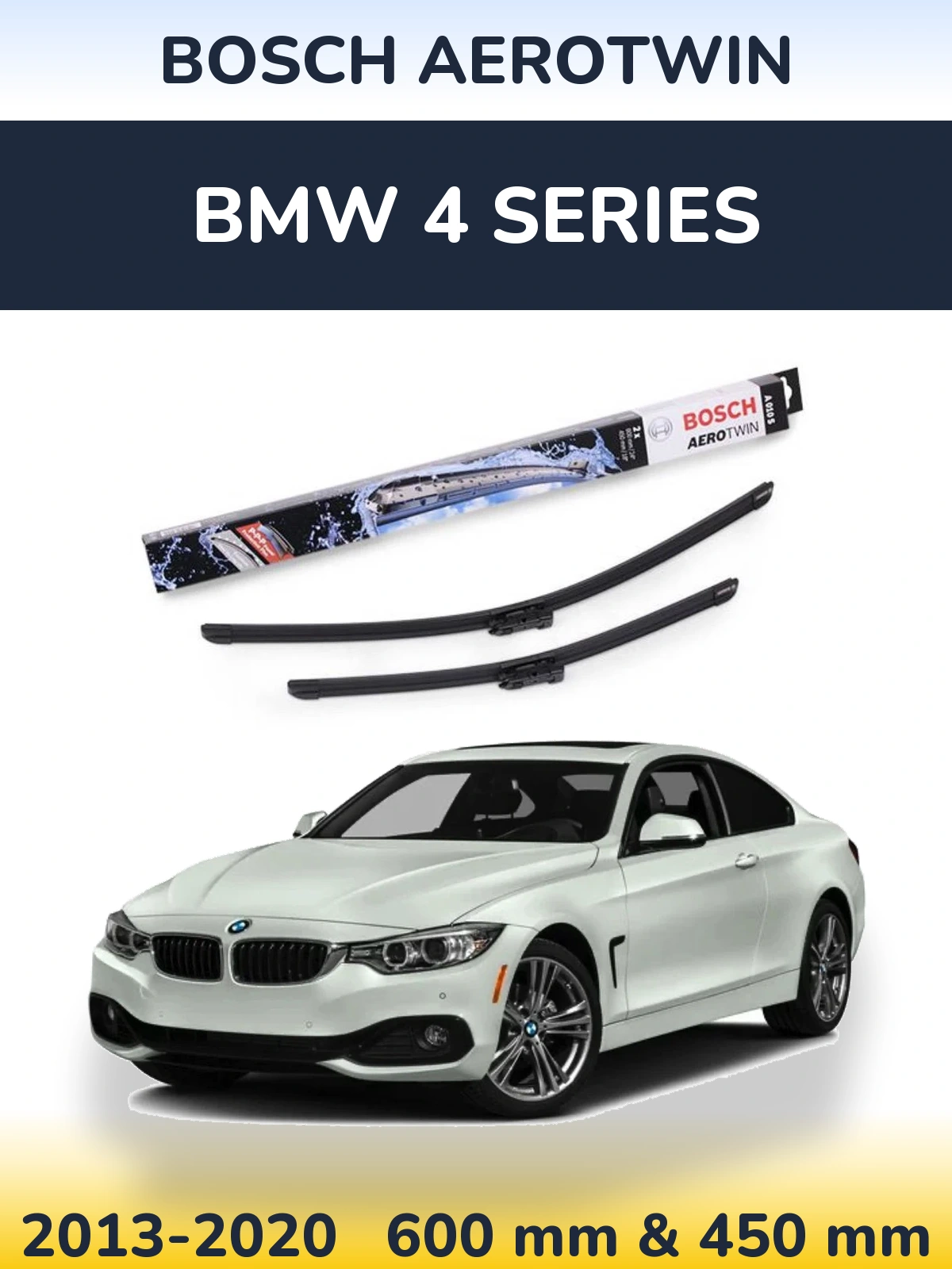 Torkarblad BOSCH AeroTwin för BMW 4 Series