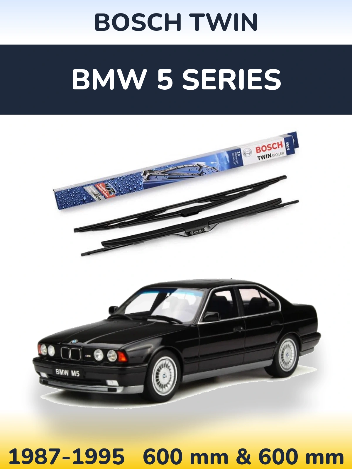 Torkarblad BOSCH Twin för BMW 5 Series