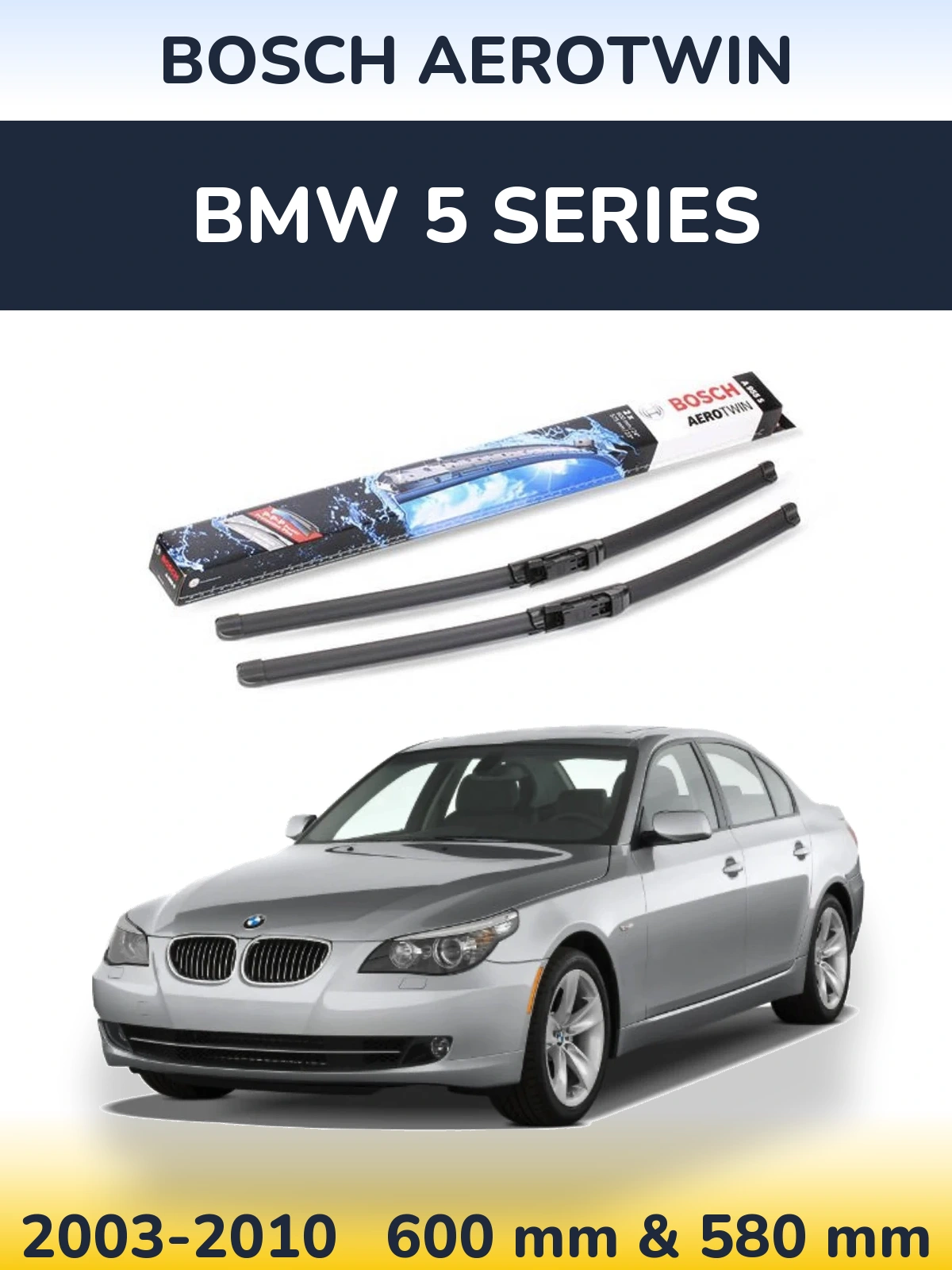 Torkarblad BOSCH AeroTwin för BMW 5 Series
