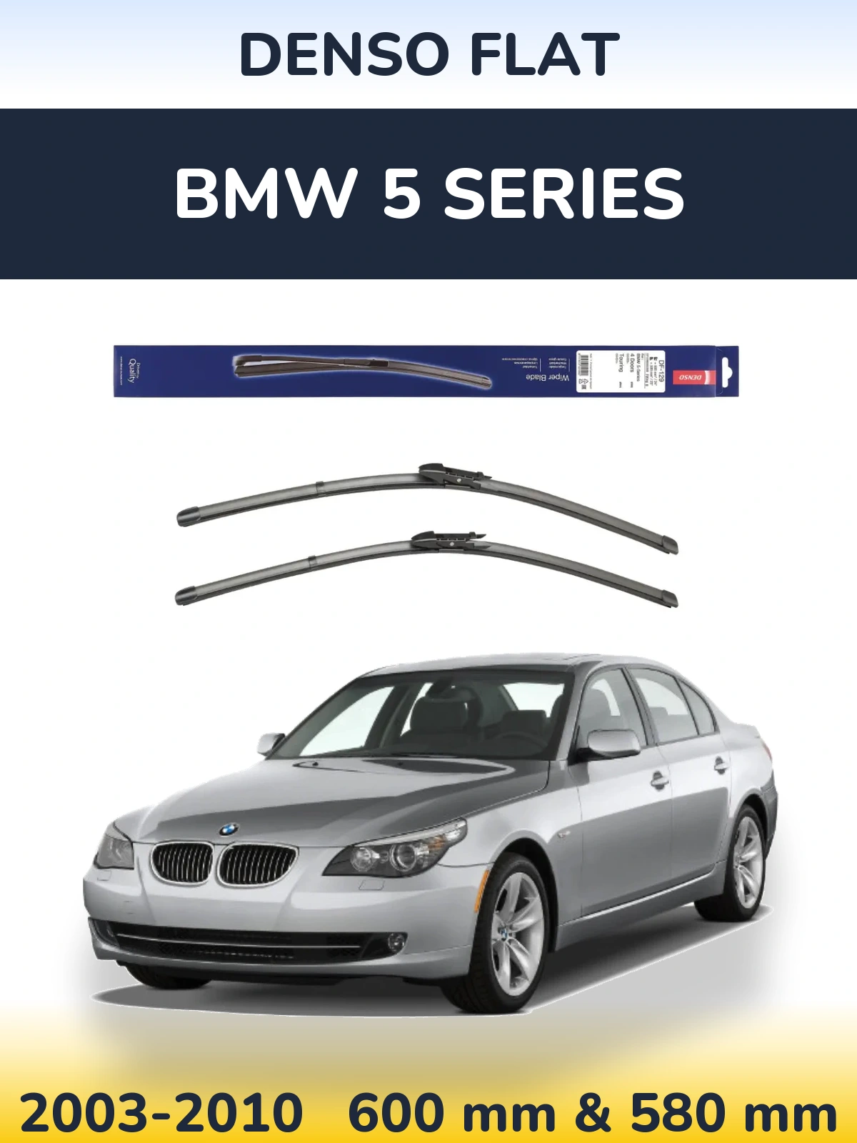 Torkarblad Denso Flat för BMW 5 Series