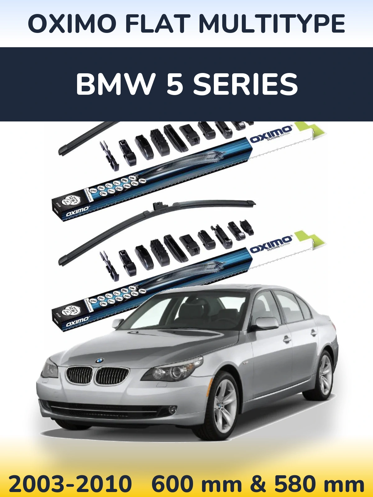 Torkarblad Oximo Flat MultiType för BMW 5 Series