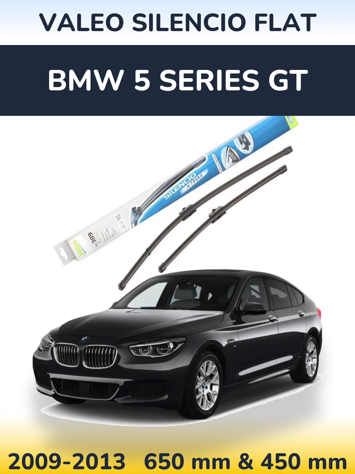Torkarblad Valeo Silencio Flat för BMW 5 Series GT