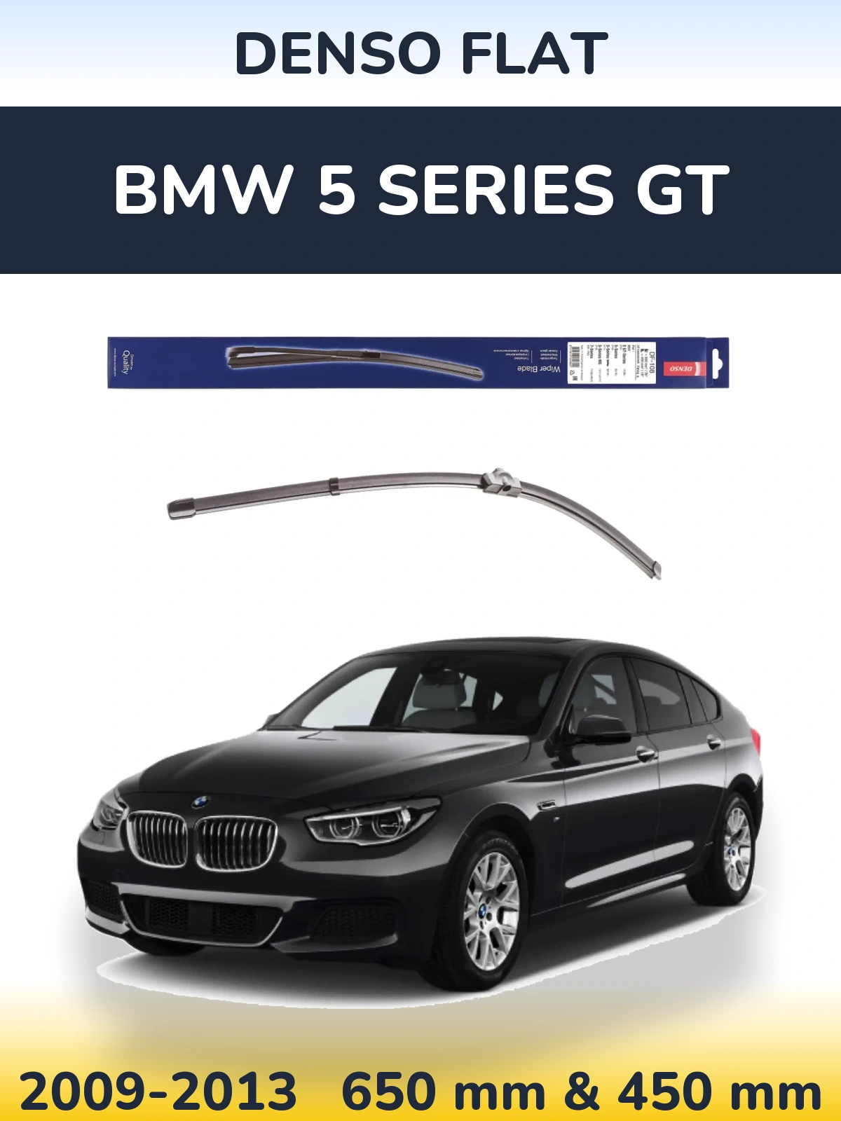 Torkarblad Denso Flat för BMW 5 Series GT