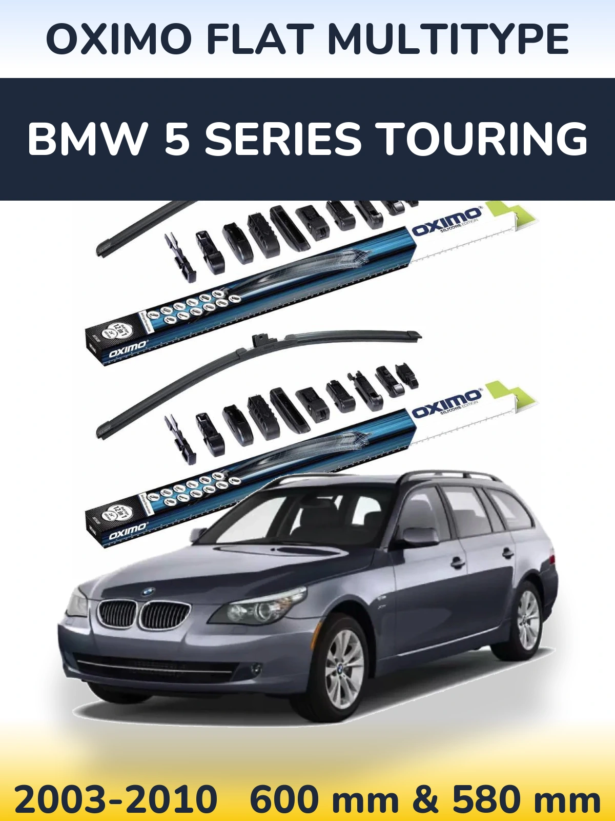 Torkarblad Oximo Flat MultiType för BMW 5 Series Touring