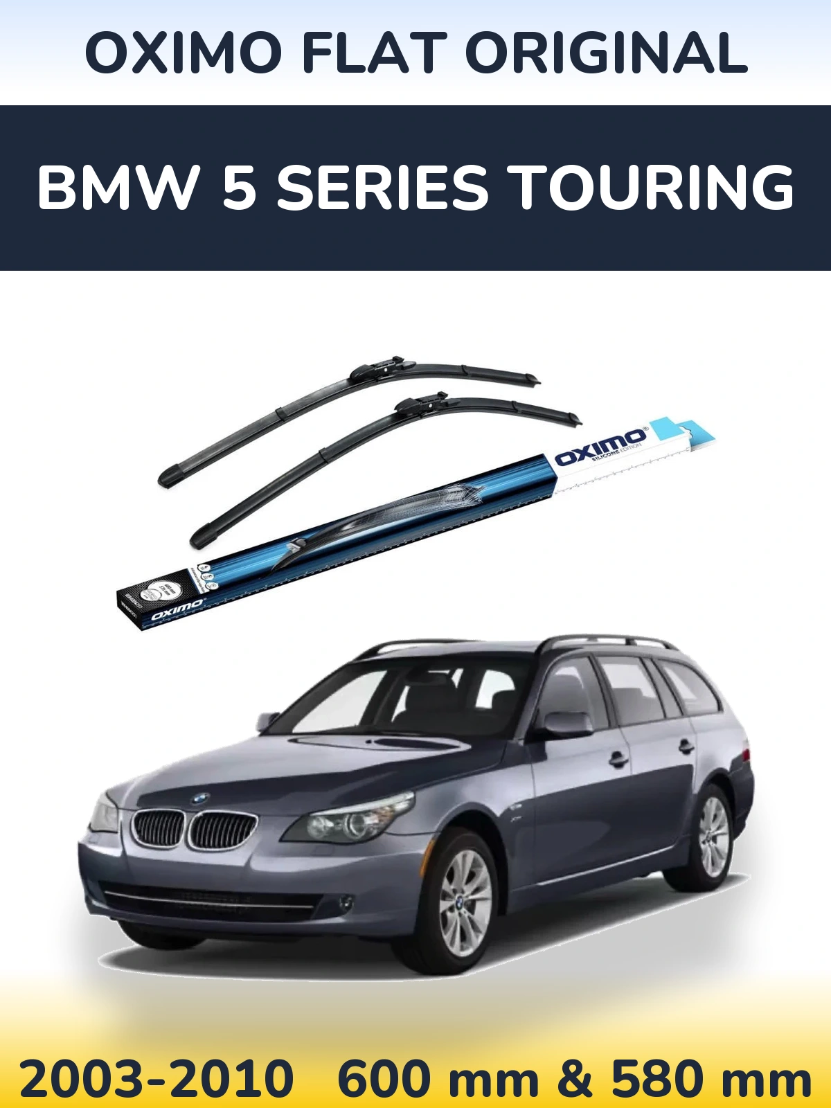 Torkarblad Oximo Flat Original för BMW 5 Series Touring
