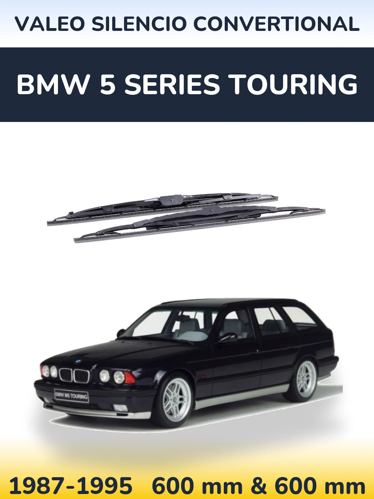 Torkarblad Valeo Silencio Convertional för BMW 5 Series Touring