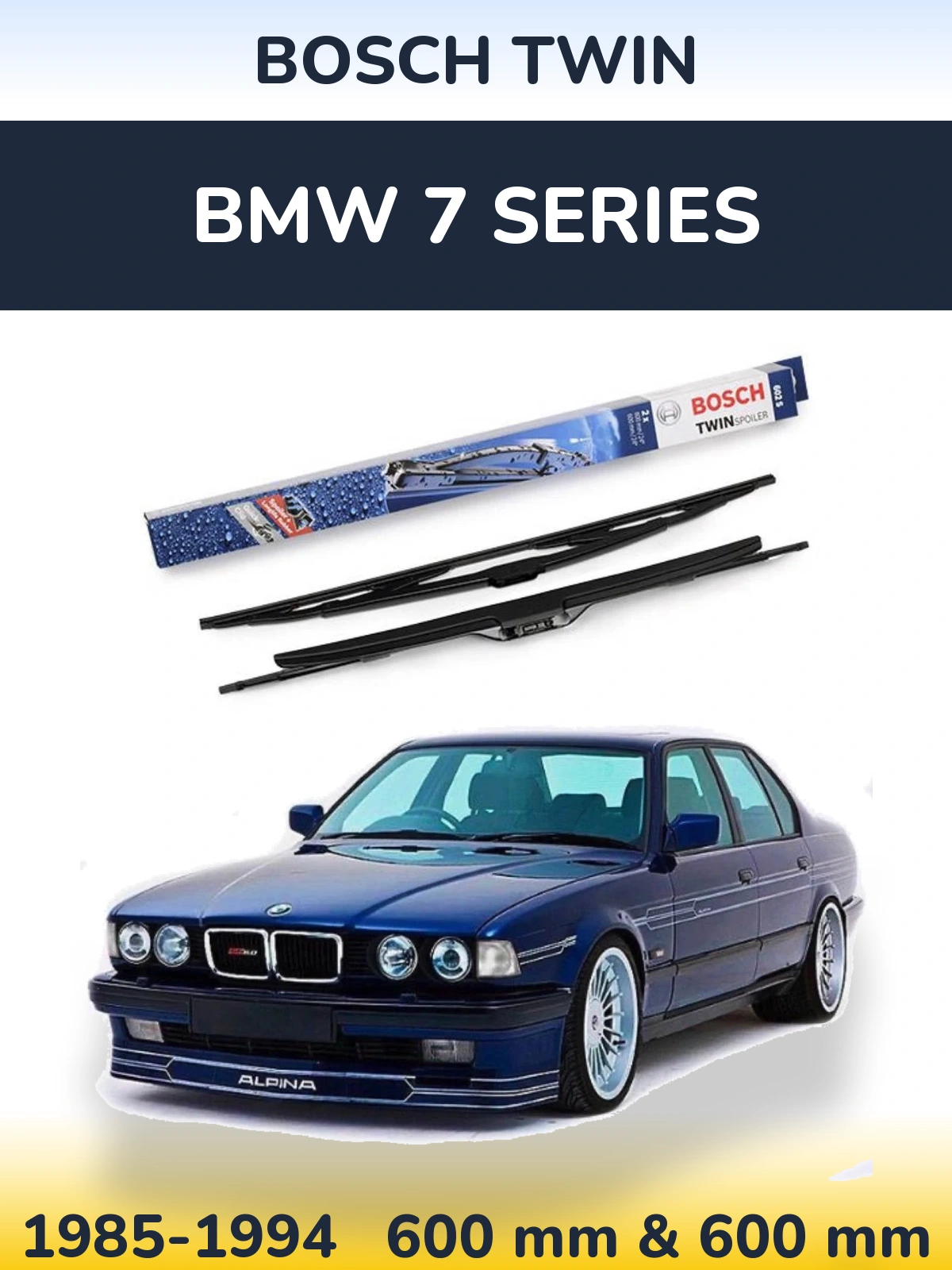 Torkarblad BOSCH Twin för BMW 7 Series