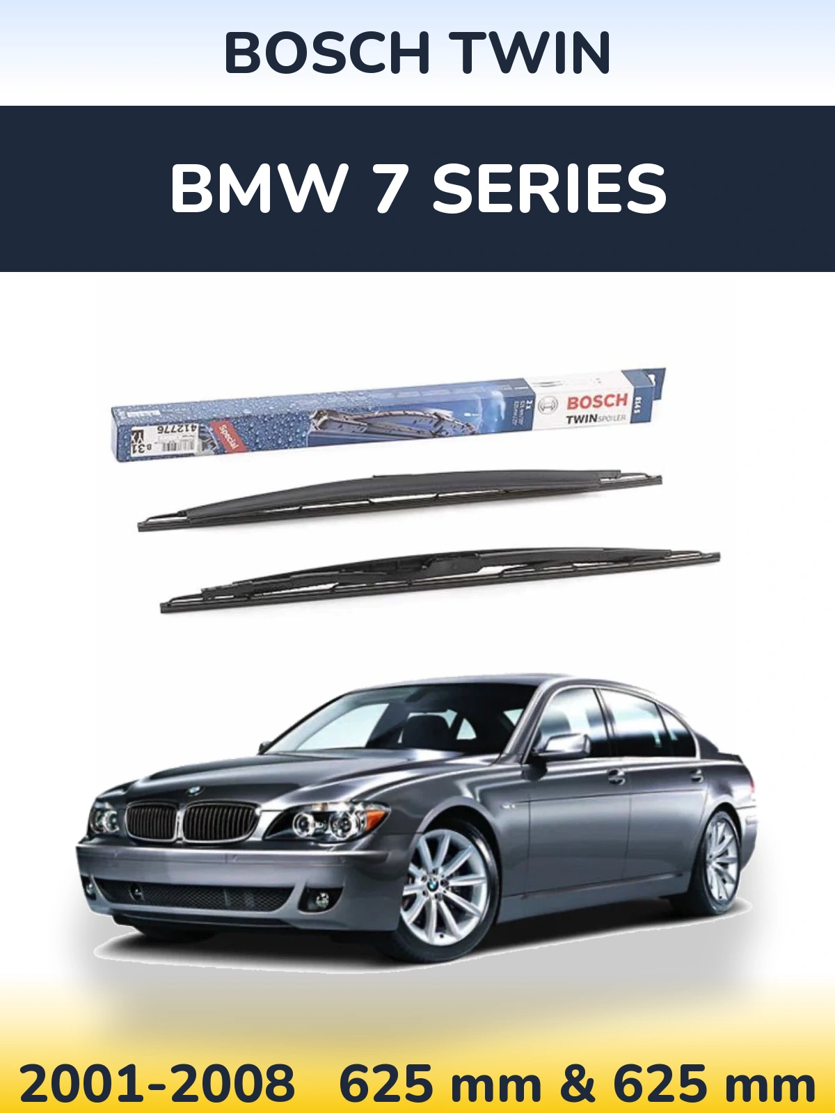Torkarblad BOSCH Twin för BMW 7 Series