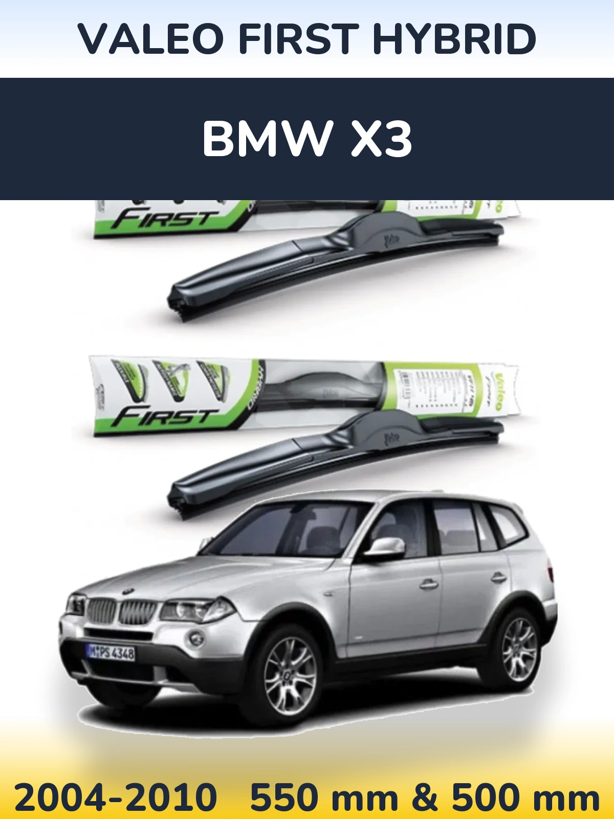 Torkarblad Valeo First Hybrid för BMW X3