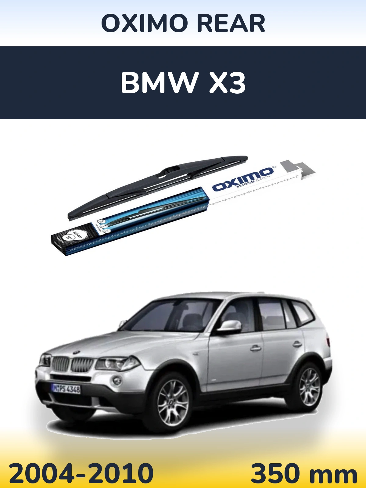 Torkarblad Oximo Rear för BMW X3