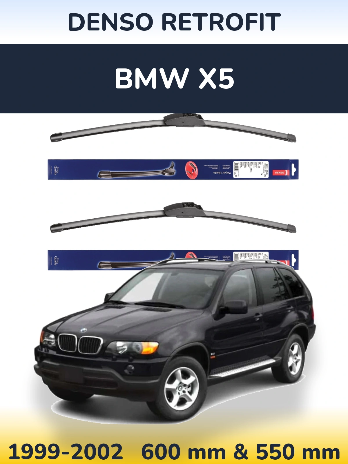 Torkarblad Denso Retrofit för BMW X5