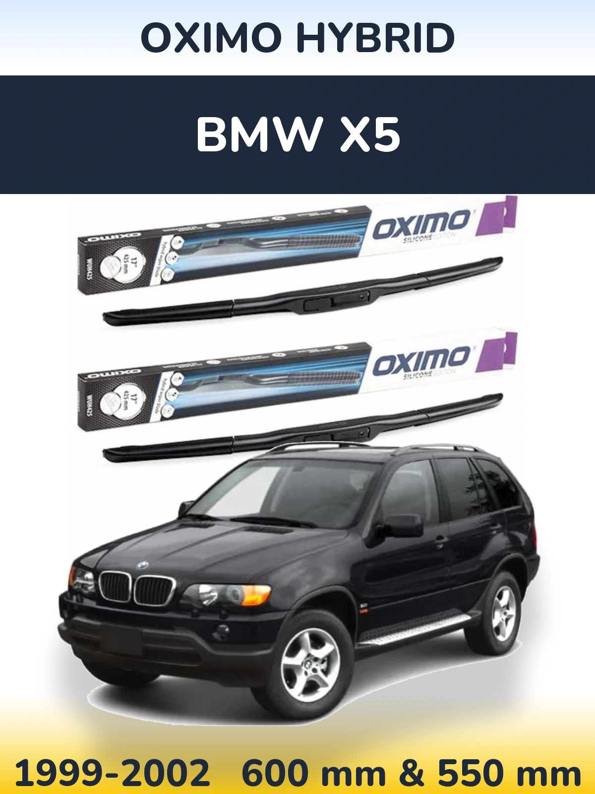 Torkarblad Oximo Hybrid för BMW X5