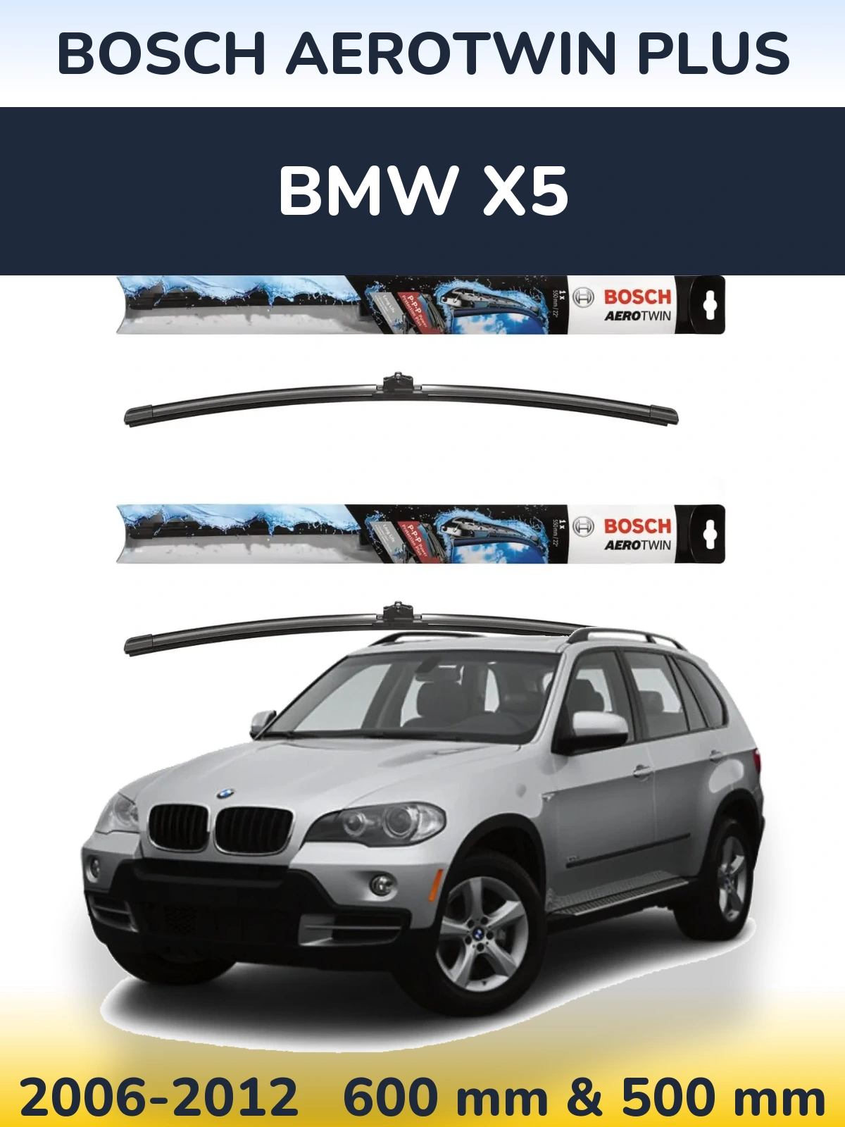 Torkarblad BOSCH AeroTwin Plus för BMW X5
