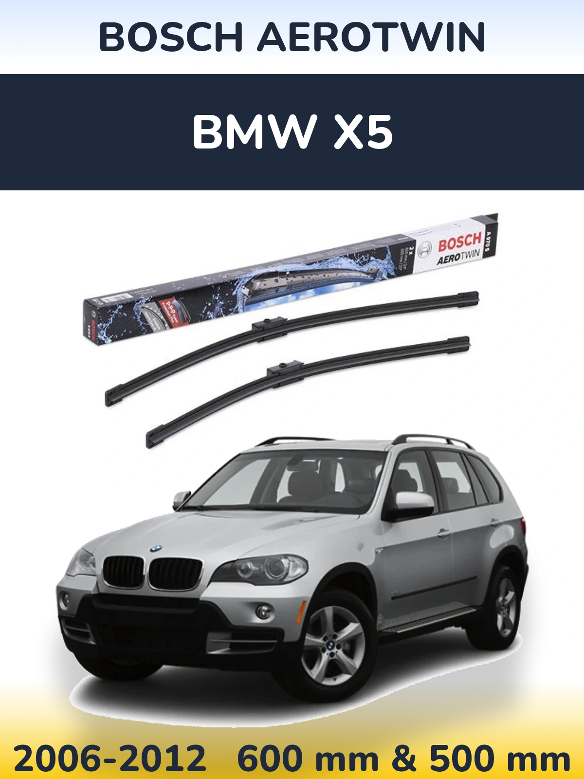 Torkarblad BOSCH AeroTwin för BMW X5