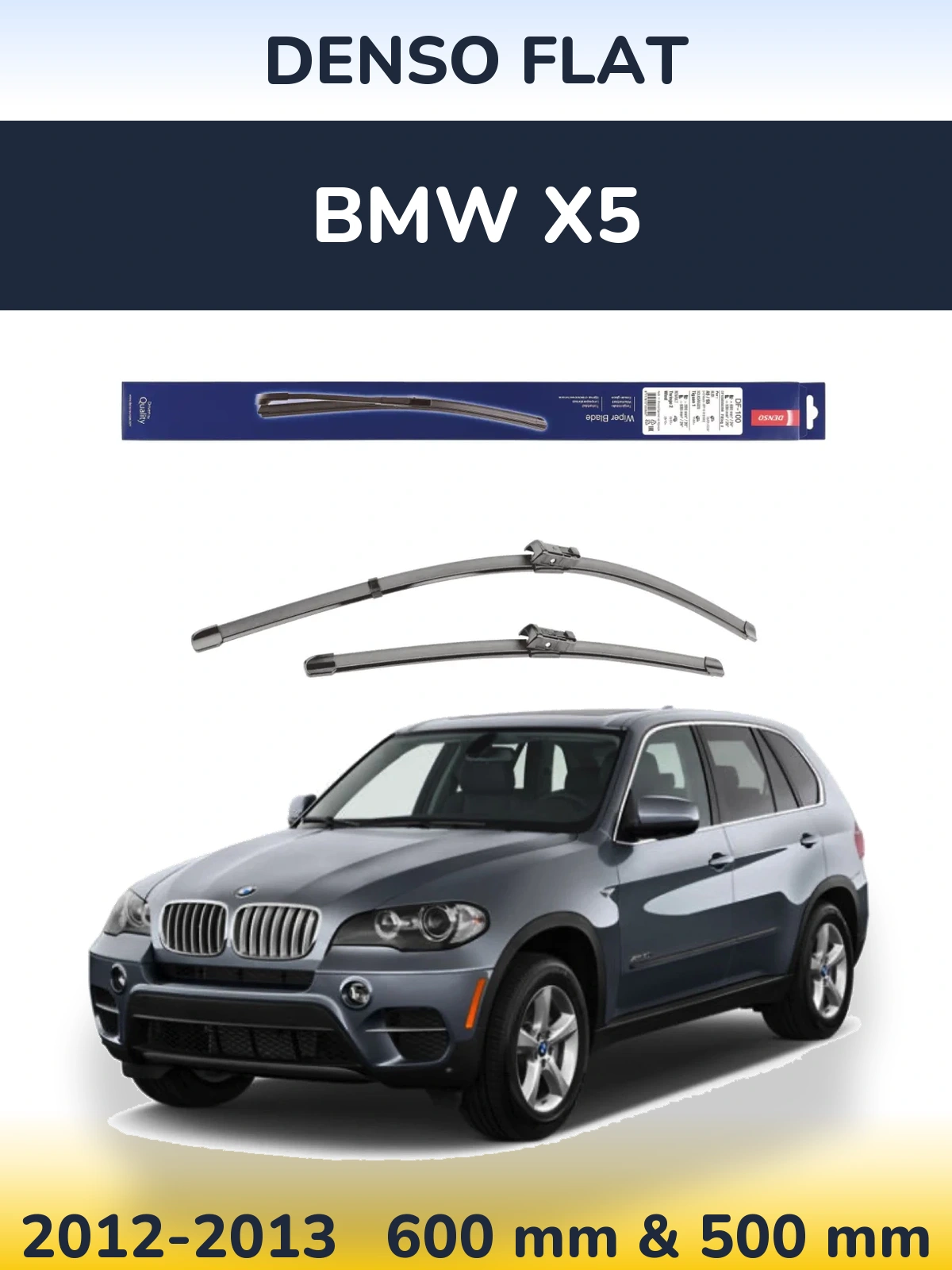 Torkarblad Denso Flat för BMW X5