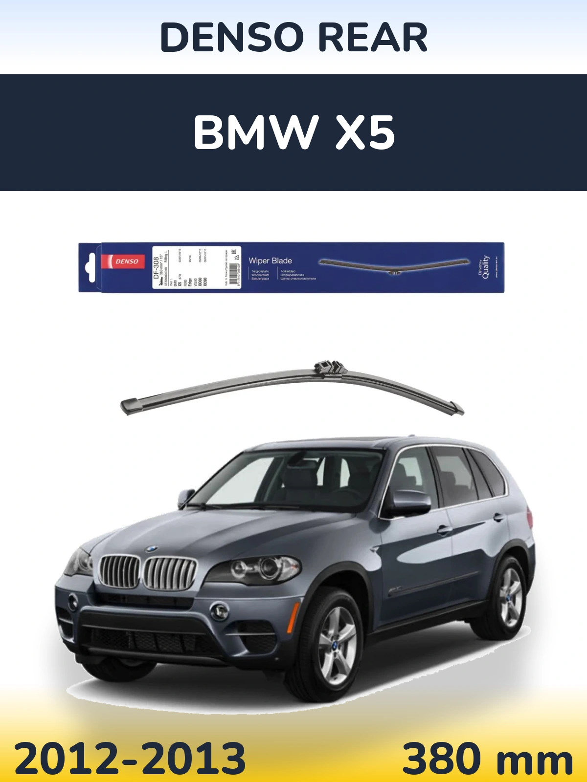Torkarblad Denso Rear för BMW X5