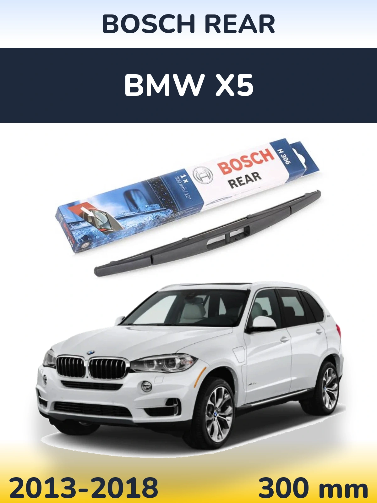 Torkarblad BOSCH Rear för BMW X5