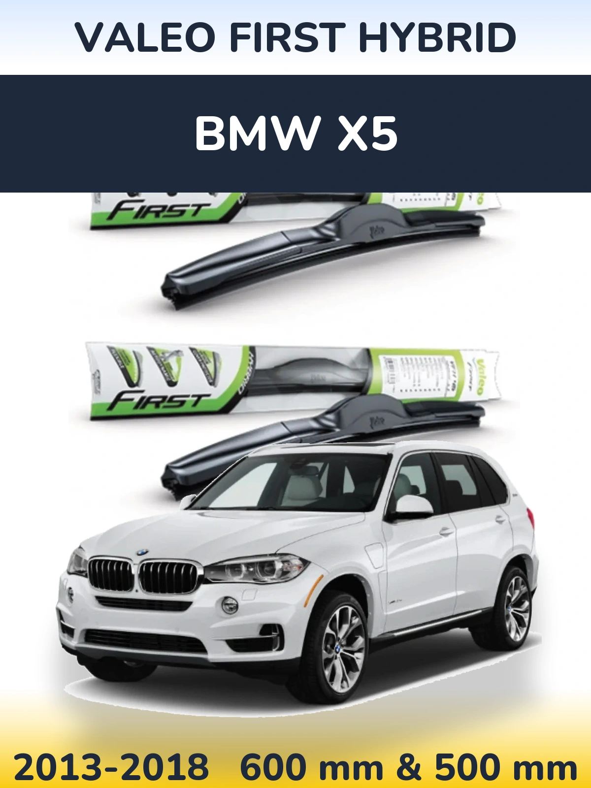 Torkarblad Valeo First Hybrid för BMW X5