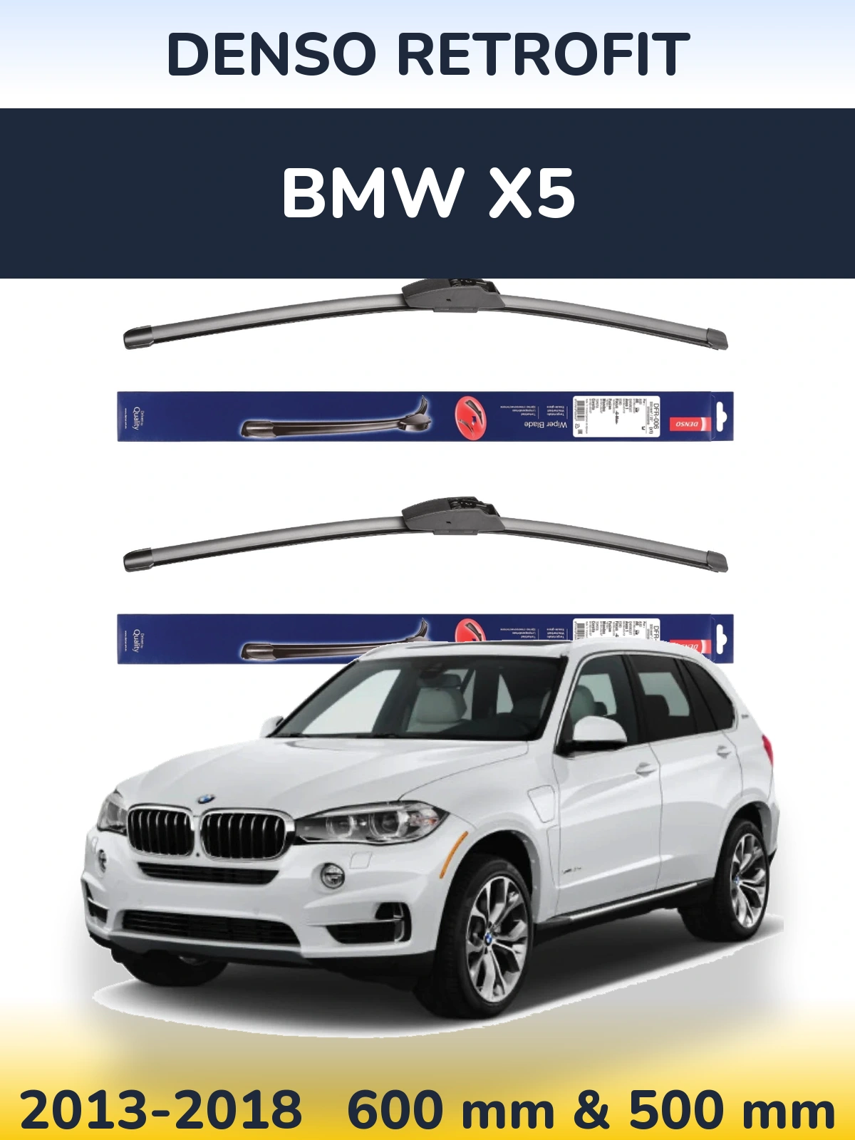 Torkarblad Denso Retrofit för BMW X5
