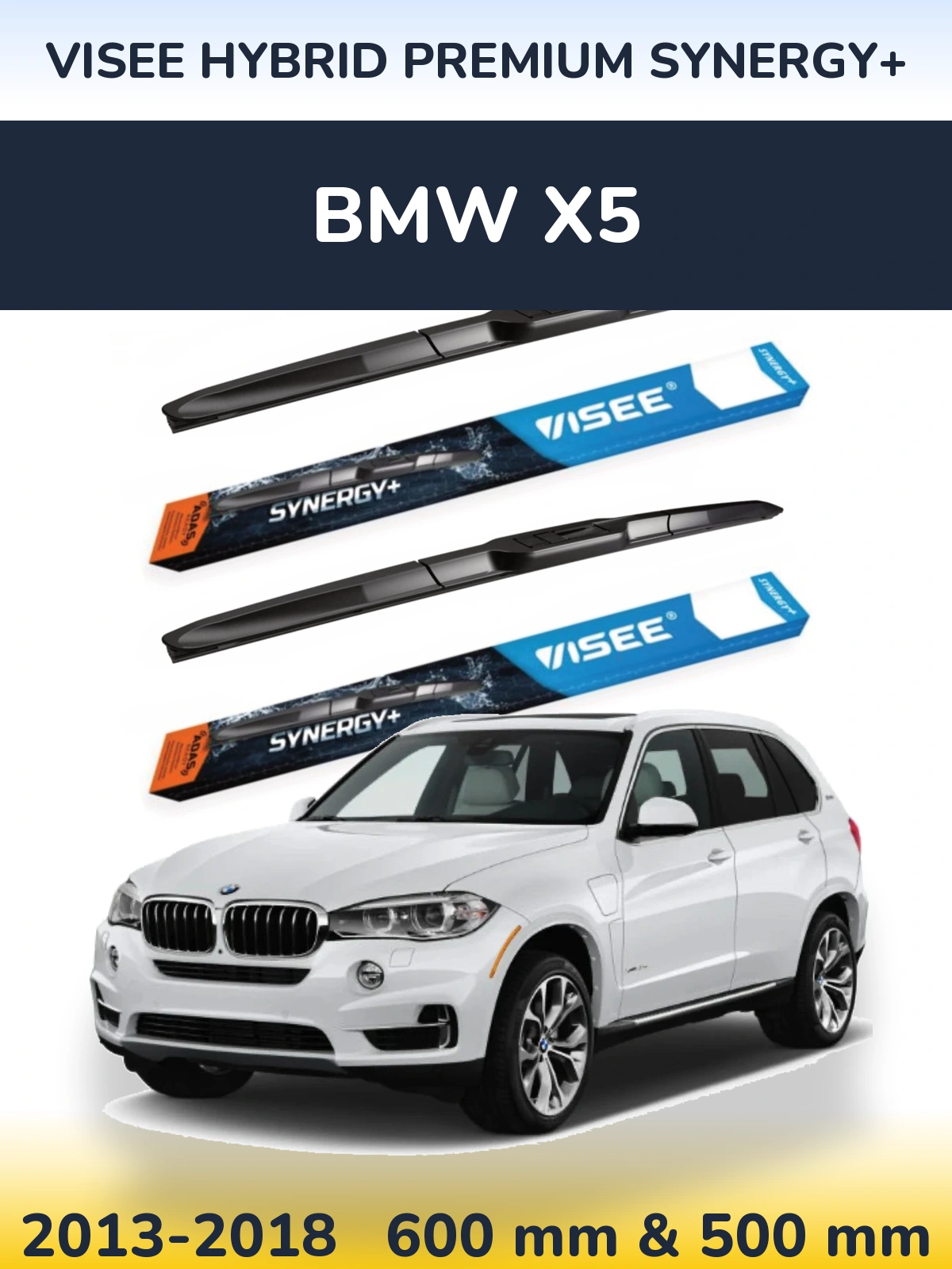 Torkarblad VISEE HYBRID PREMIUM SYNERGY+ för BMW X5