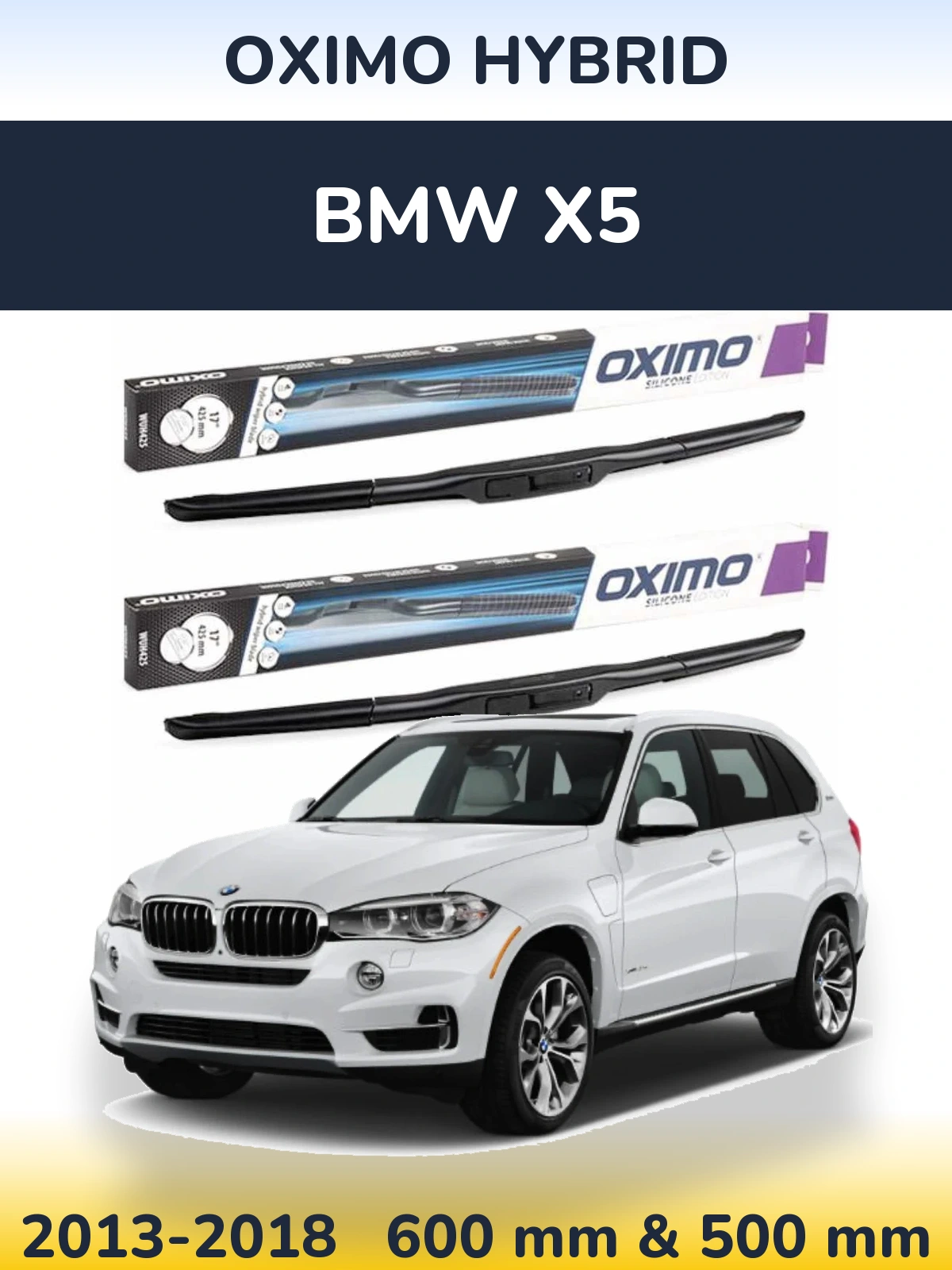 Torkarblad Oximo Hybrid för BMW X5