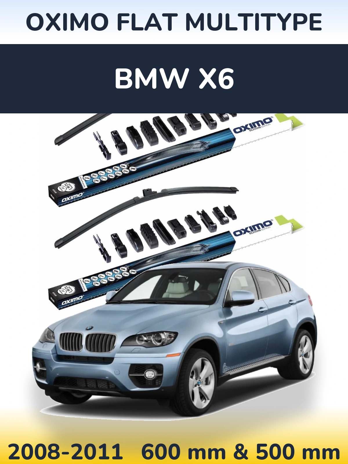 Torkarblad Oximo Flat MultiType för BMW X6