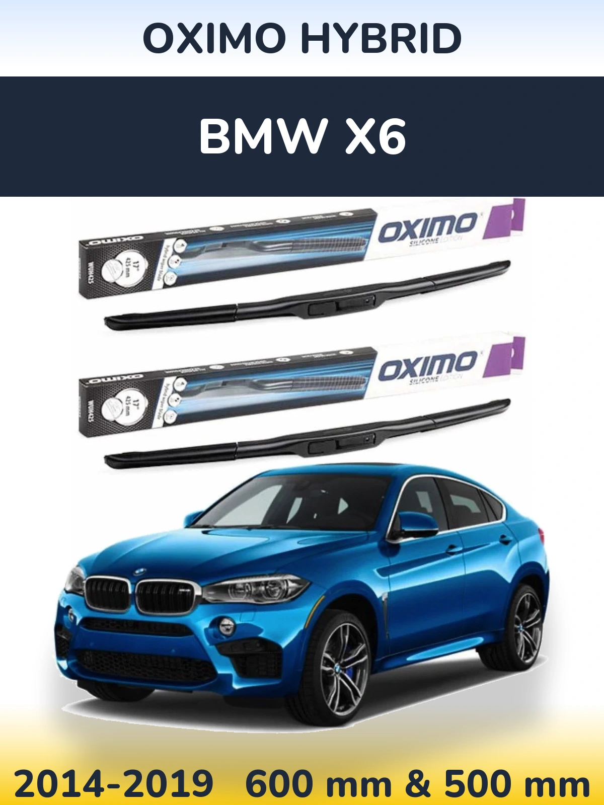 Torkarblad Oximo Hybrid för BMW X6