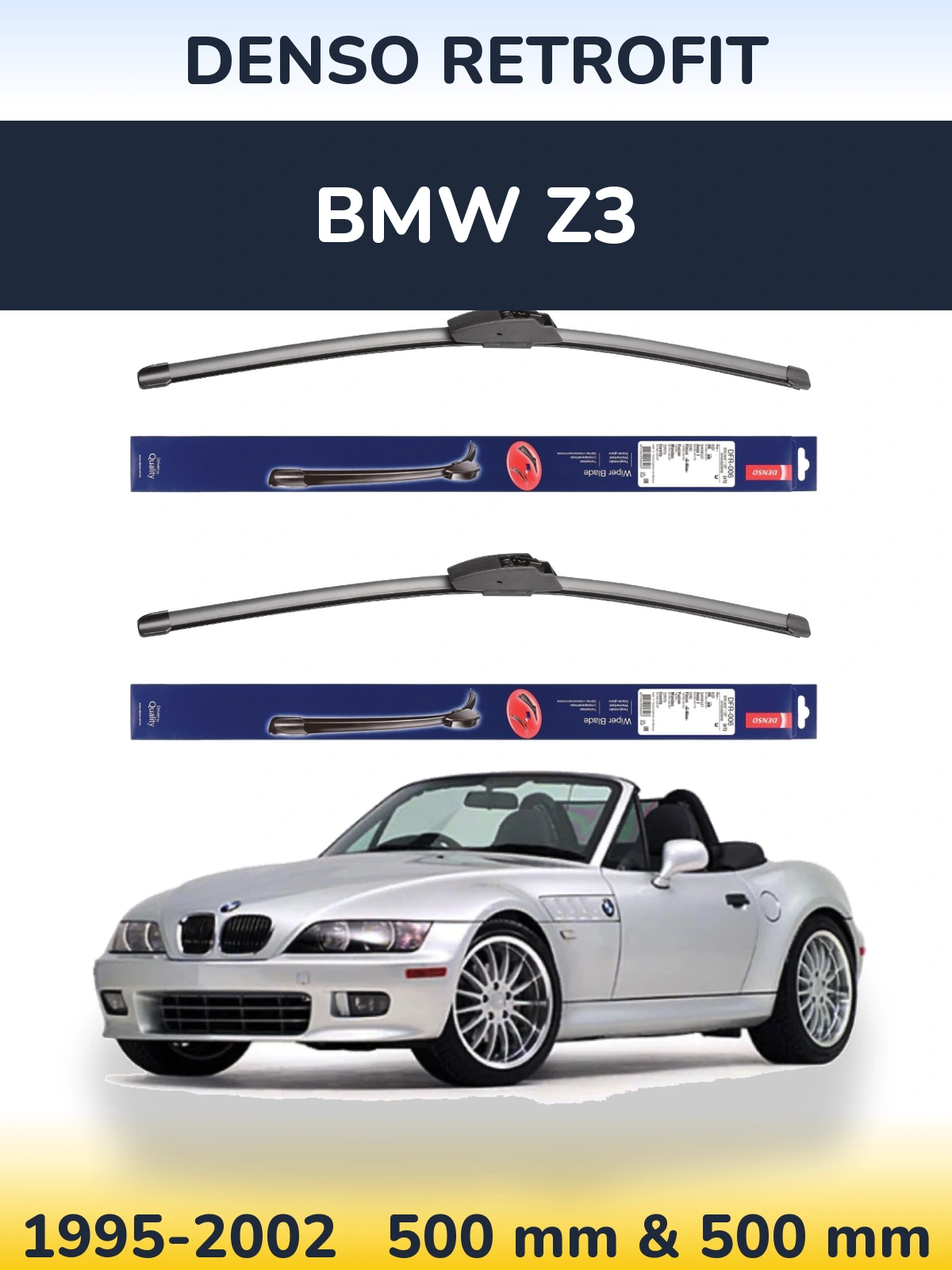 Torkarblad Denso Retrofit för BMW Z3