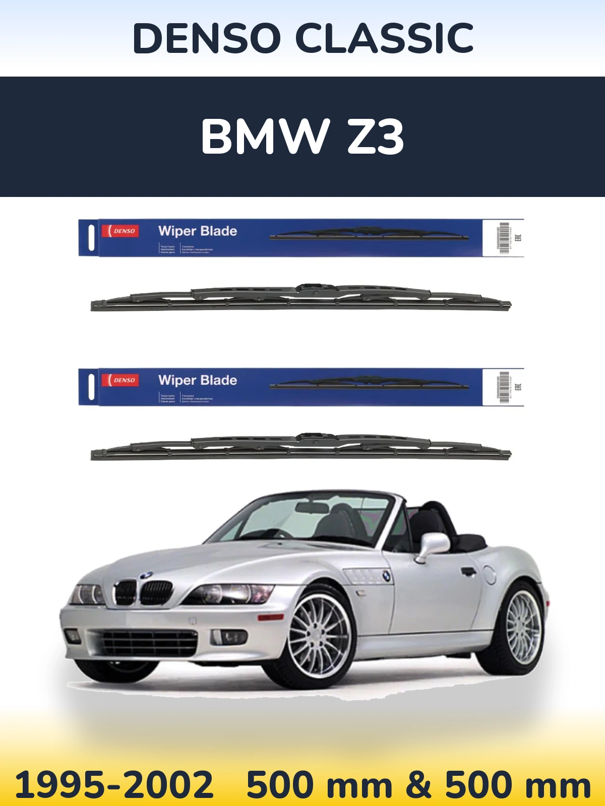 Torkarblad Denso Classic för BMW Z3