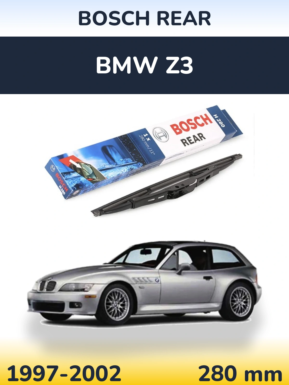 Torkarblad BOSCH Rear för BMW Z3