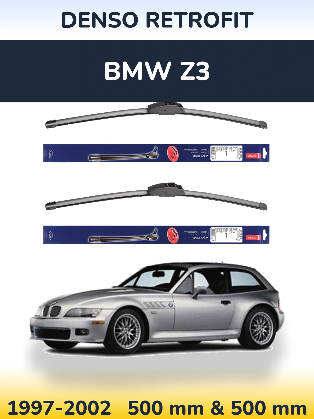 Torkarblad Denso Retrofit för BMW Z3