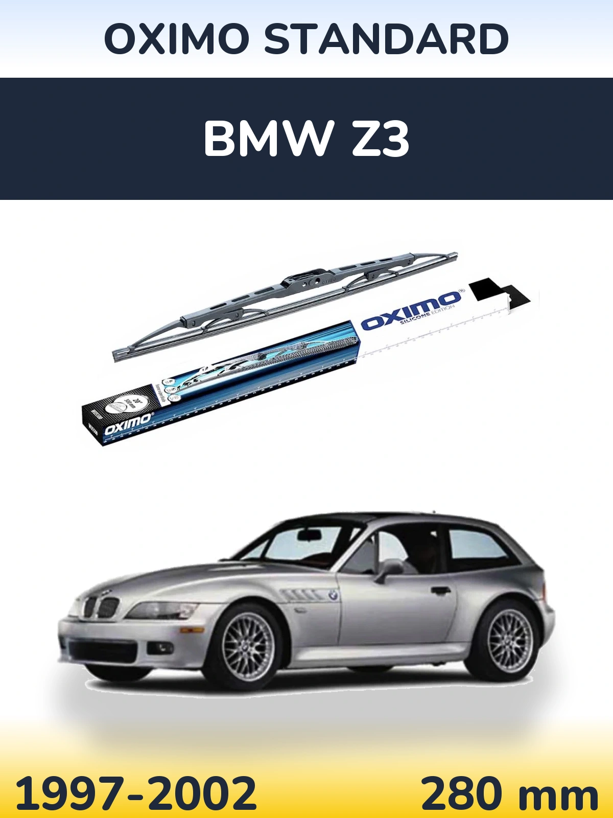 Torkarblad Oximo Standard för BMW Z3