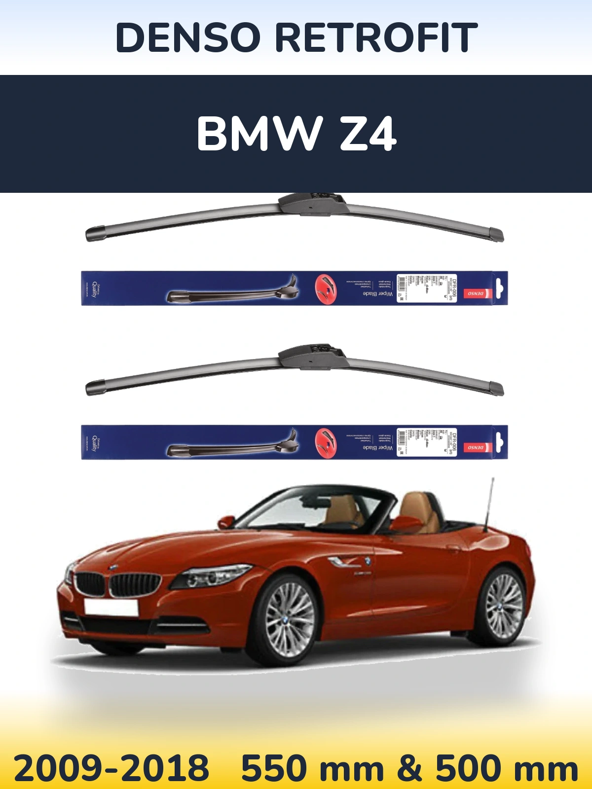 Torkarblad Denso Retrofit för BMW Z4