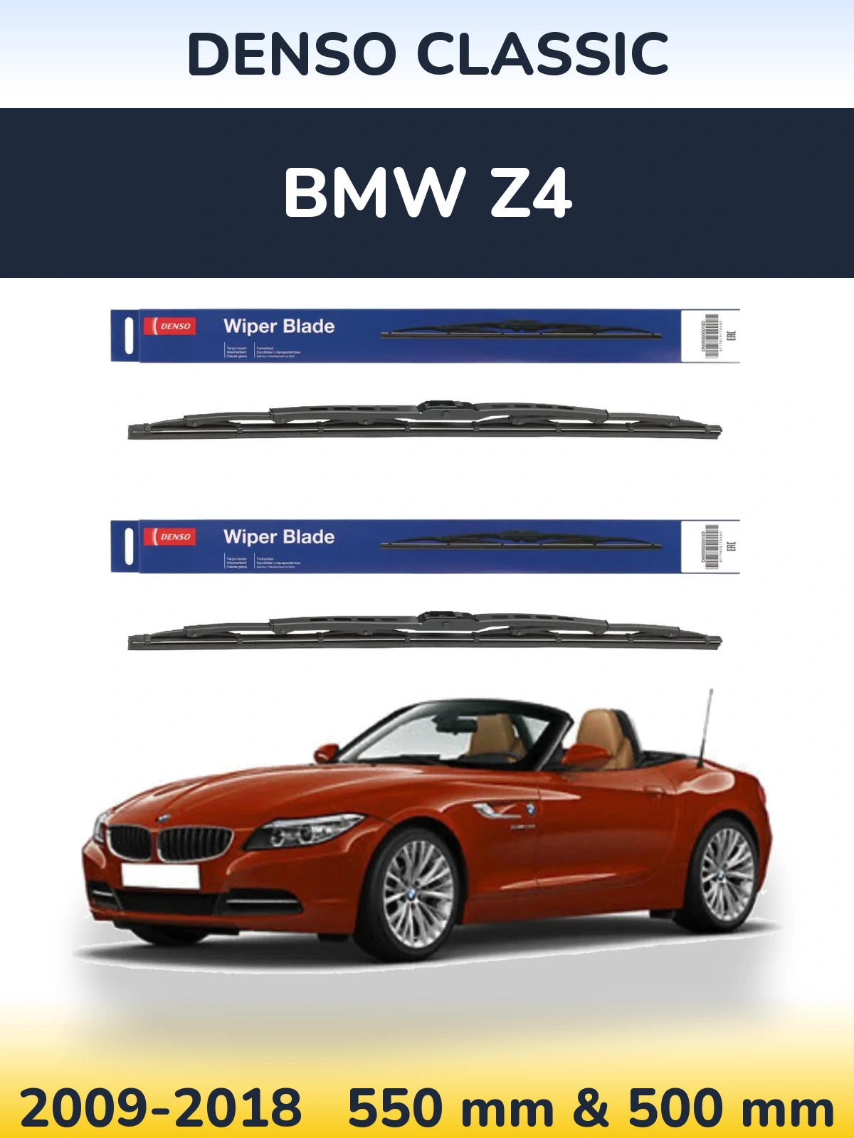 Torkarblad Denso Classic för BMW Z4
