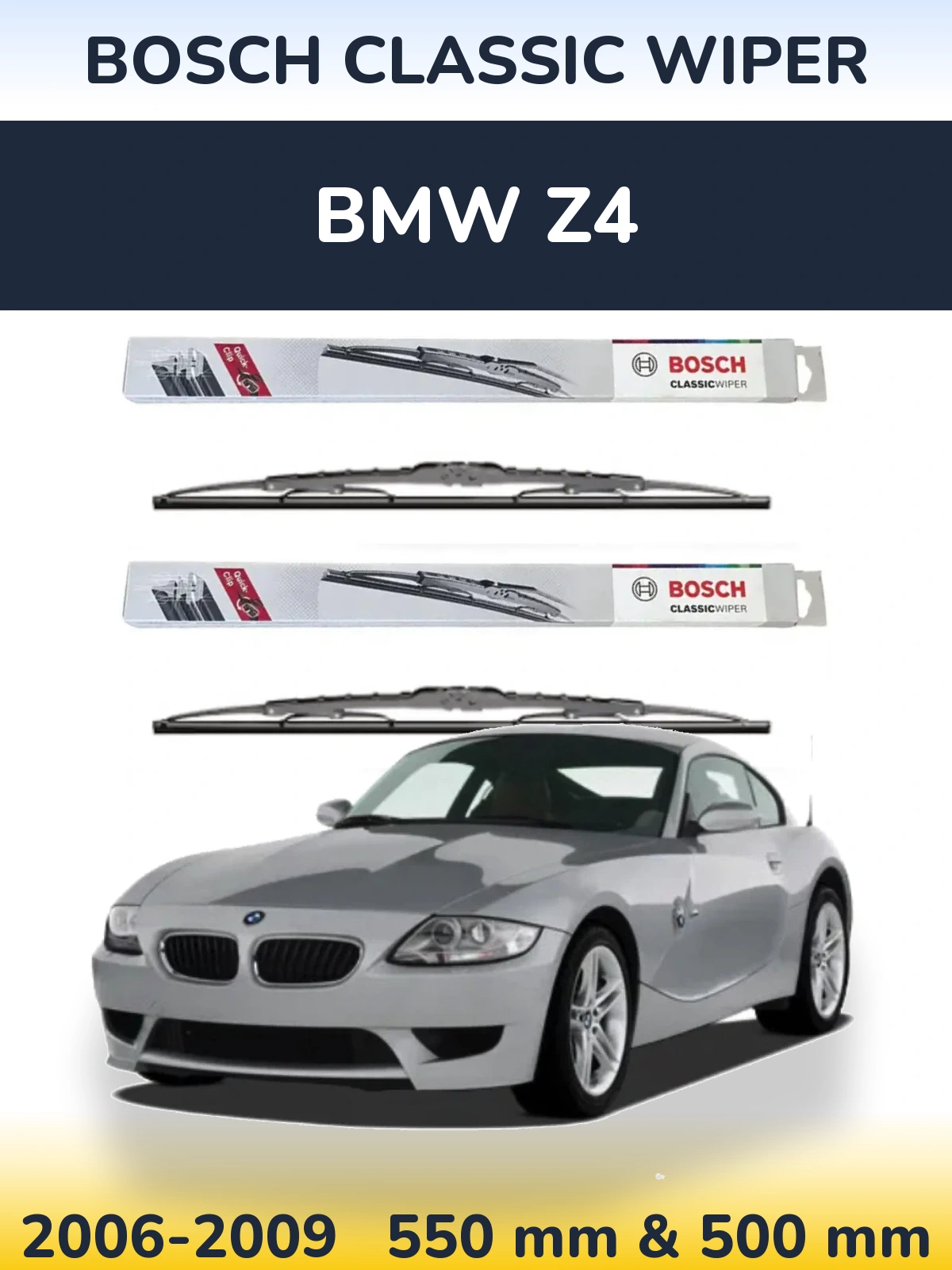 Torkarblad BOSCH Classic Wiper för BMW Z4