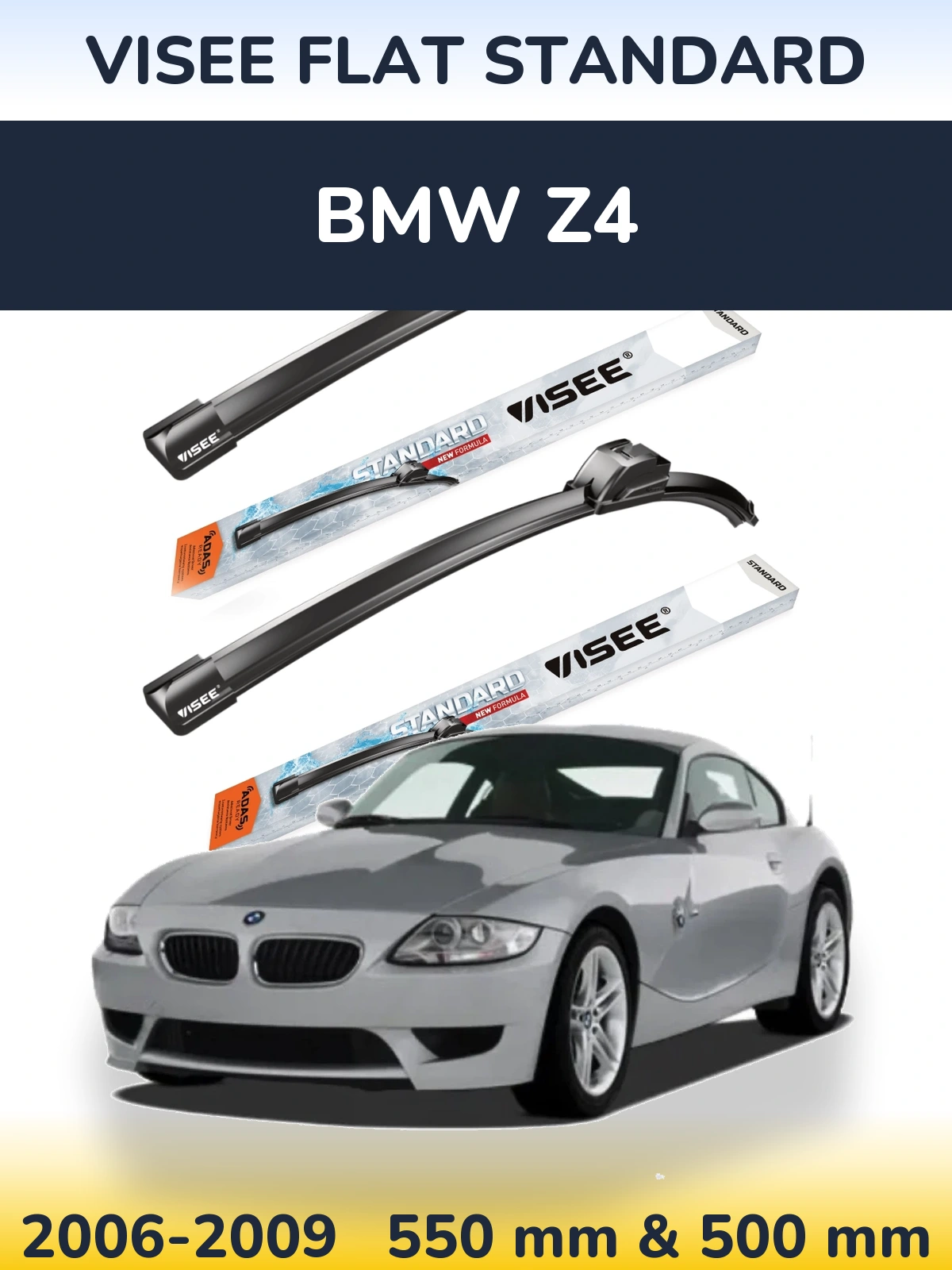 Torkarblad VISEE FLAT STANDARD för BMW Z4
