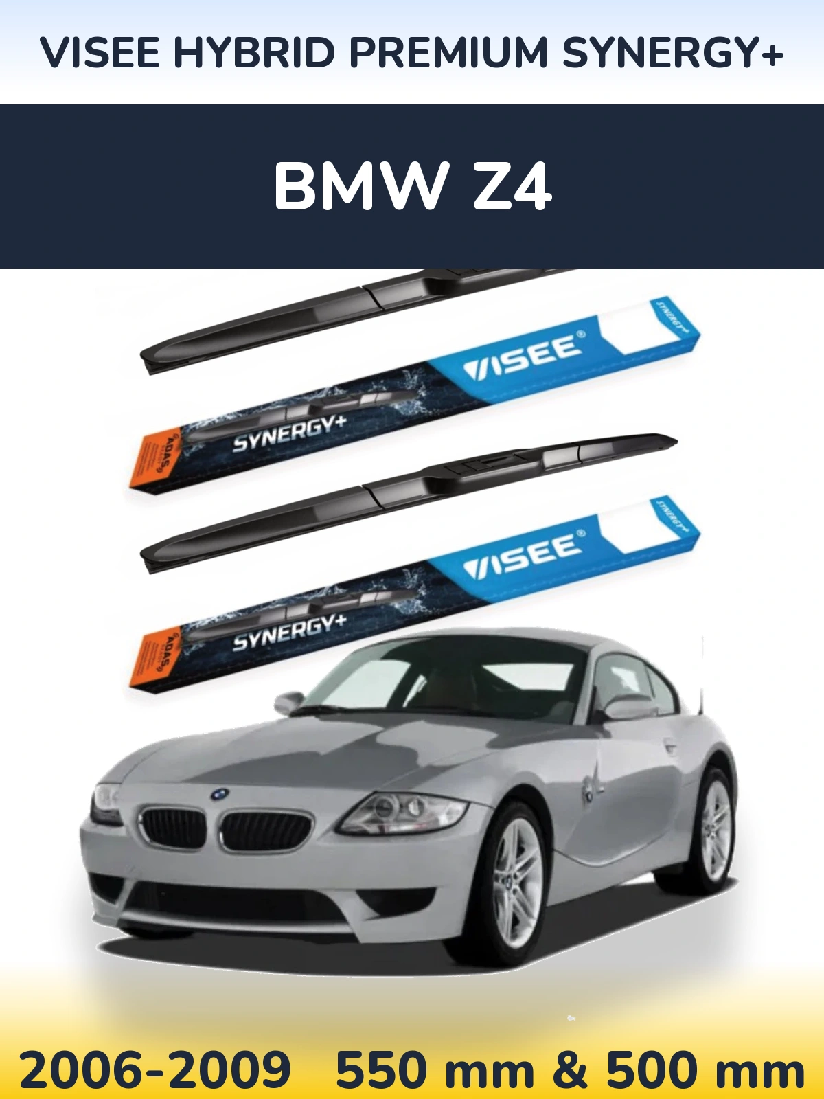 Torkarblad VISEE HYBRID PREMIUM SYNERGY+ för BMW Z4