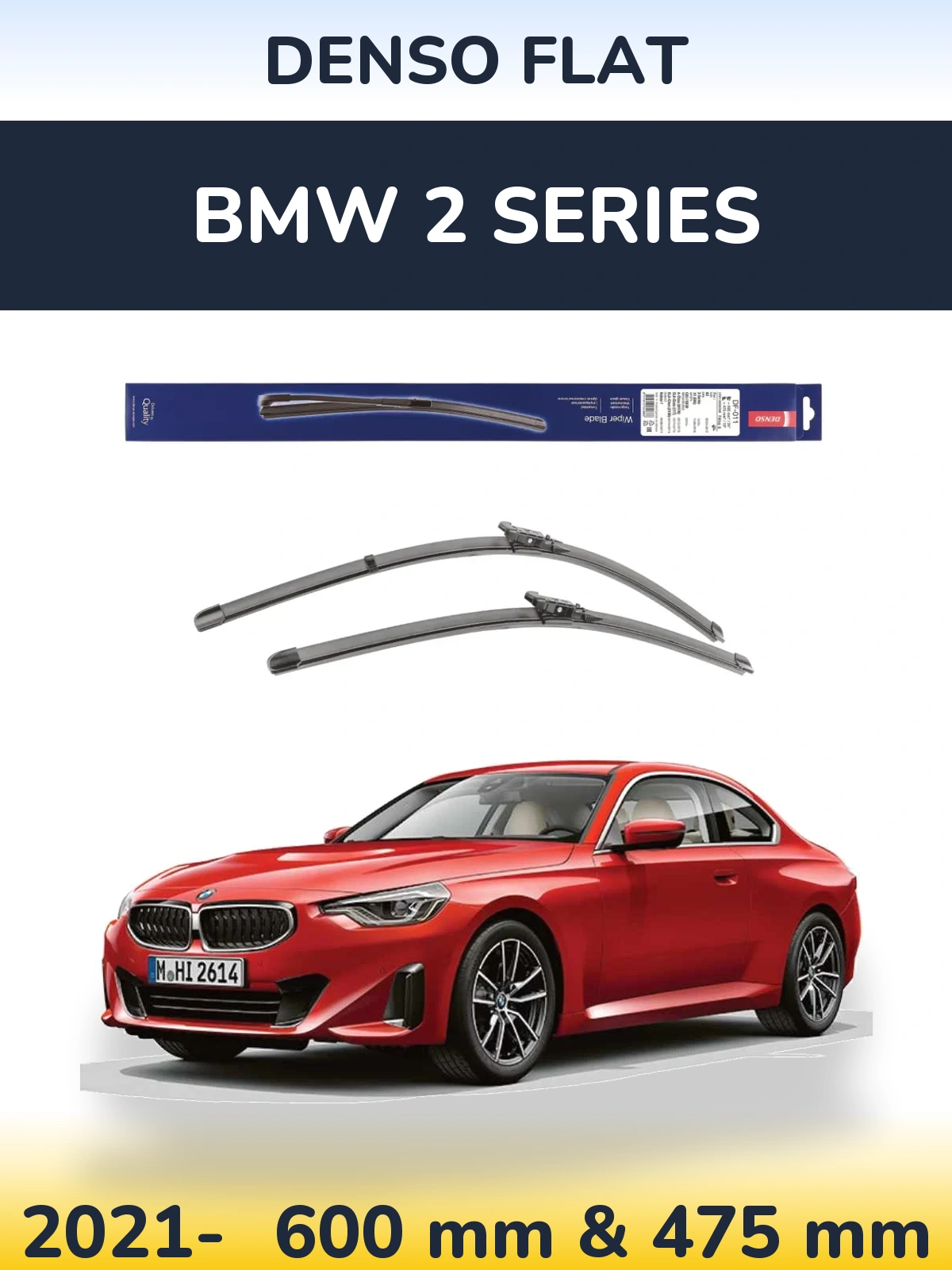 Torkarblad Denso Flat för BMW 2 Series