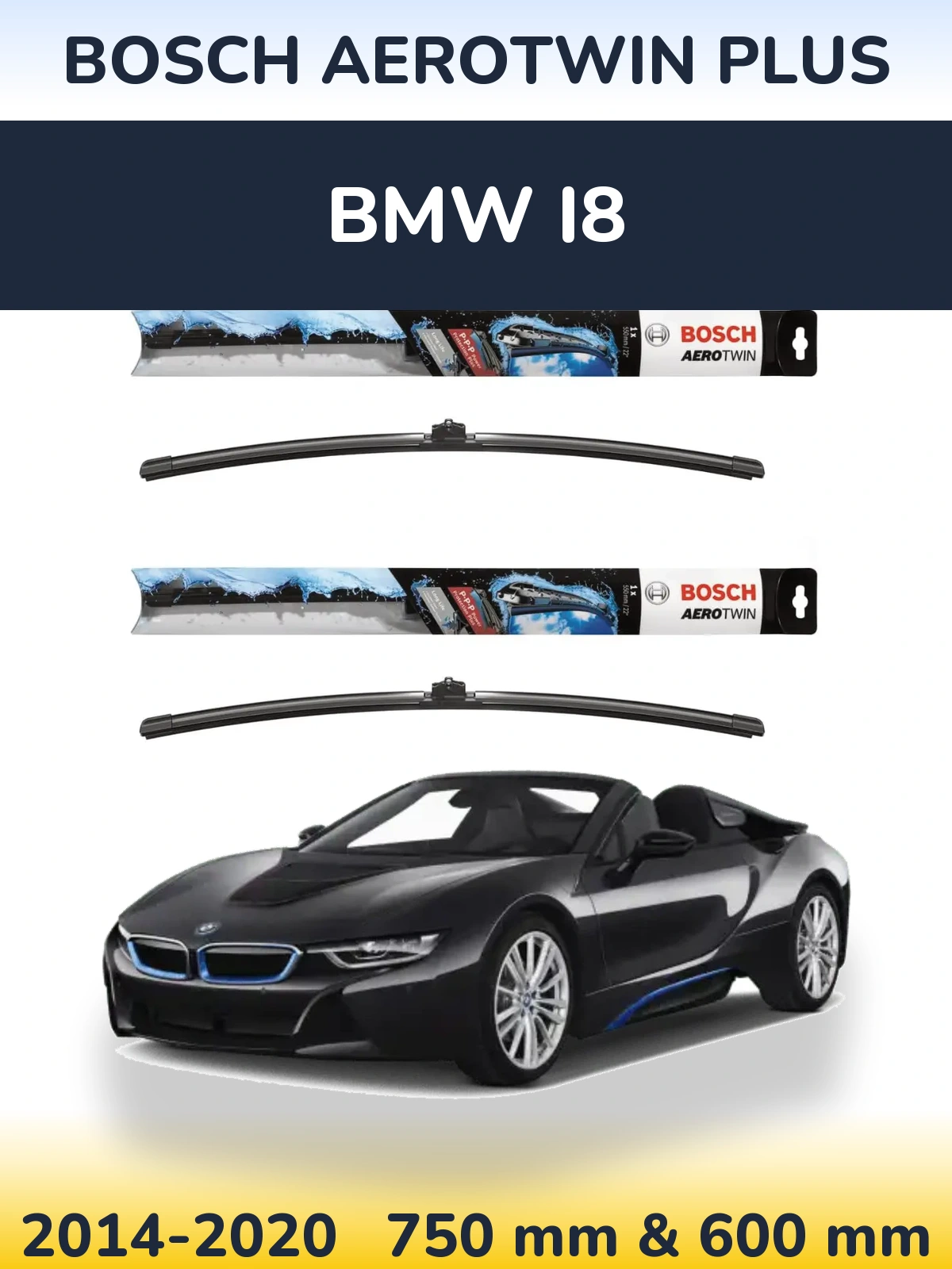 Torkarblad BOSCH AeroTwin Plus för BMW i8
